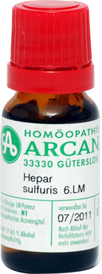 HEPAR SULFURIS LM 6 Dilution