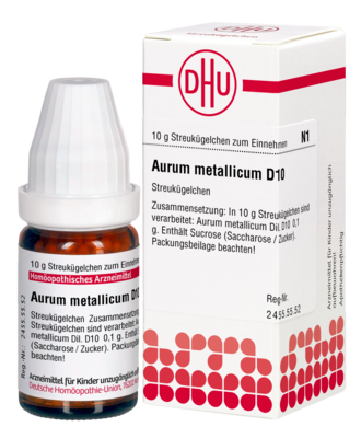 AURUM METALLICUM D 10 Globuli