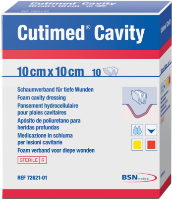 CUTIMED Cavity Schaumverb.10x10 cm nicht haftend