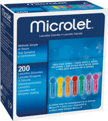 MICROLET Lanzetten farbig