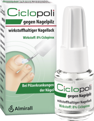 CICLOPOLI gegen Nagelpilz wirkstoffhalt.Nagellack