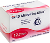 BD MICRO-FINE ULTRA Pen-Nadeln 0,33x12,7 mm