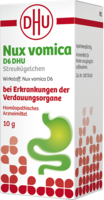 NUX VOMICA D 6 DHU Glob.bei Erkr.d.Verdauungsorg.