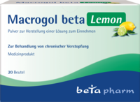 MACROGOL beta Lemon Plv.z.Her.e.Lsg.z.Einnehmen