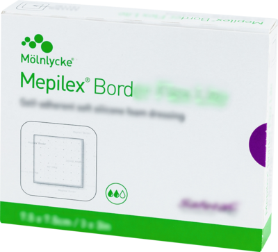 MEPILEX Border Flex Lite Schaumverband 7,5x7,5 cm